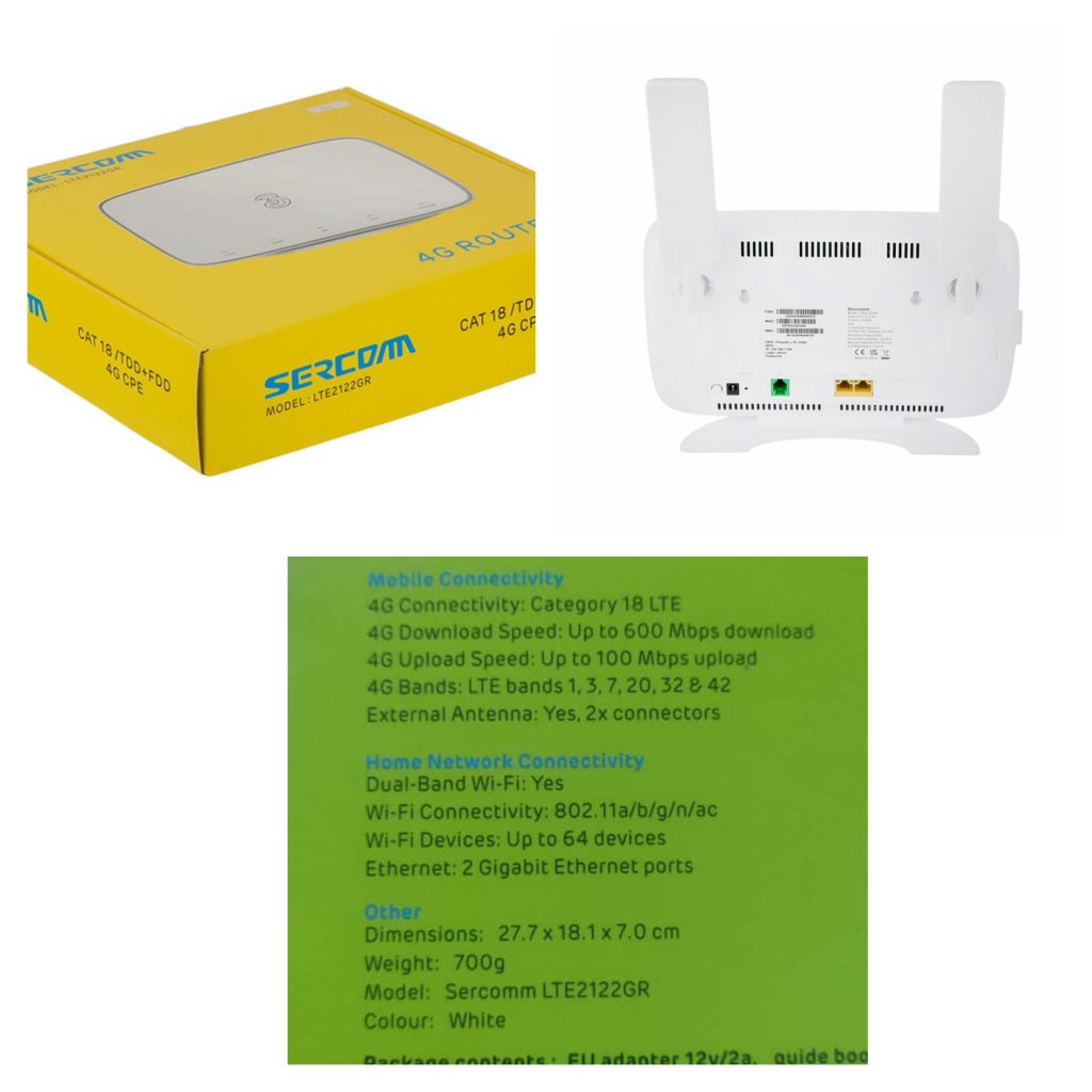بررسی مودم سرکام LTE2122GR
